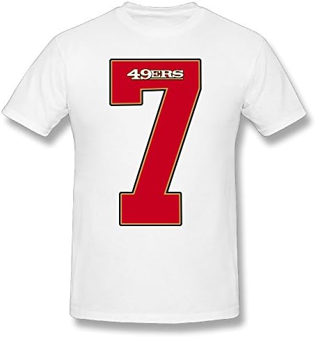 ANTY Men's Colin Kaepernick NO.7 American Football T Shirt Short Sleeve