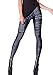 RedExtend Women's Fashion Street Beat Legs Tight Stretch Nightclubs Leggings,Newspaper,One Size