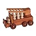 Fire truck with fire brigade, Wooden car, Baby toy