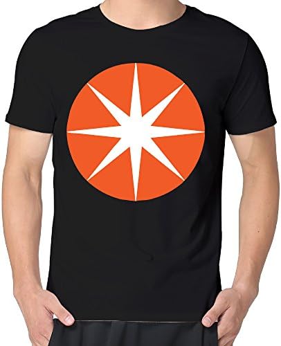 Man's Short Sleeve Star Symbol Arcturus Fitted Crew Neck Tshirt