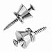 Kmise A0483 Mighty Mite Mm5610C Traditional Style Chrome Guitar Strap Buttons, 2 Pack