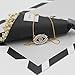 Turkish Evil Eye Necklace Cats Eye Gold Plated Faith Protection Lucky Jewelry for Women and Girls Party Special Days(Evil Eye Necklace)