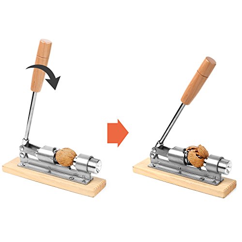 Anwenk Nutcracker Heavy Duty Nut cracker Pecan Cracker Walnut Cracker