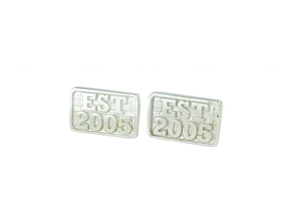 Establised Year 2006 EST Anniversary Cufflinks