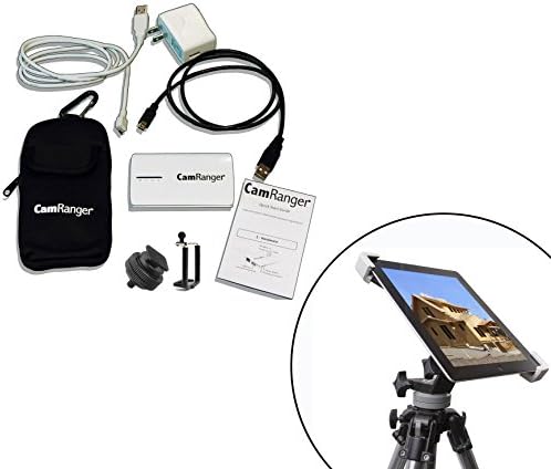 Wireless Camera Remote Controler From Canon & Nikon Cameras to iPad, iPhone, iPod Touch, Android, or Mac or Windows Computer - Great for Viewing Video While Recording - and a Free Ivation iPad Tripod Mounting Solution