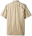 Carhartt Men's Twill Short Sleeve Work Shirt Button Front,Khaki,Large
