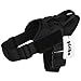 yisibo Tactical Dog Harness Military Working Dog Vest No-Pull Adjustable K9 Service Dog Training Vest with Handle,Black,L