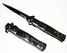 9" ALL BLACK Michael Corleone Milano Godfather Style Pocket Knife