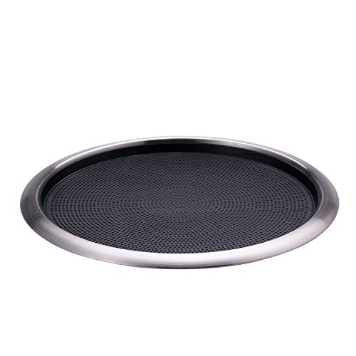 Service Ideas TR1614RI Tray, 18/8 Stainless Steel, Removable Insert, 16" x 14"