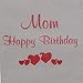 JustPaperRoses Happy Birthday Mom Printed Toilet Paper Gag Gift, Funny Novelty Birthday Present for Your Mother