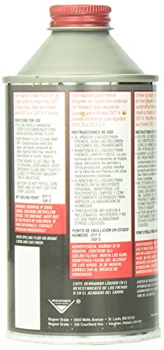 Wagner DOT 4 ABS Blend Brake Fluid, 12 oz; 355 ml