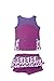 Street Tennis Club Girls Tennis Dress & Golf Outfit, Athletic Skirts Dress with Built-in Shorts - Girls Active Golf and Tennis Clothes Sparkaling Grape/Purple Medium (8-9 Years)