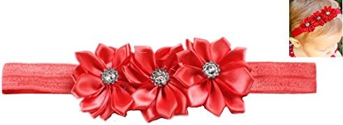 Baby Headband Turban Knotted Hairbands for Baby Girl's Headbands Elastic Baby Hairbands with Flowers