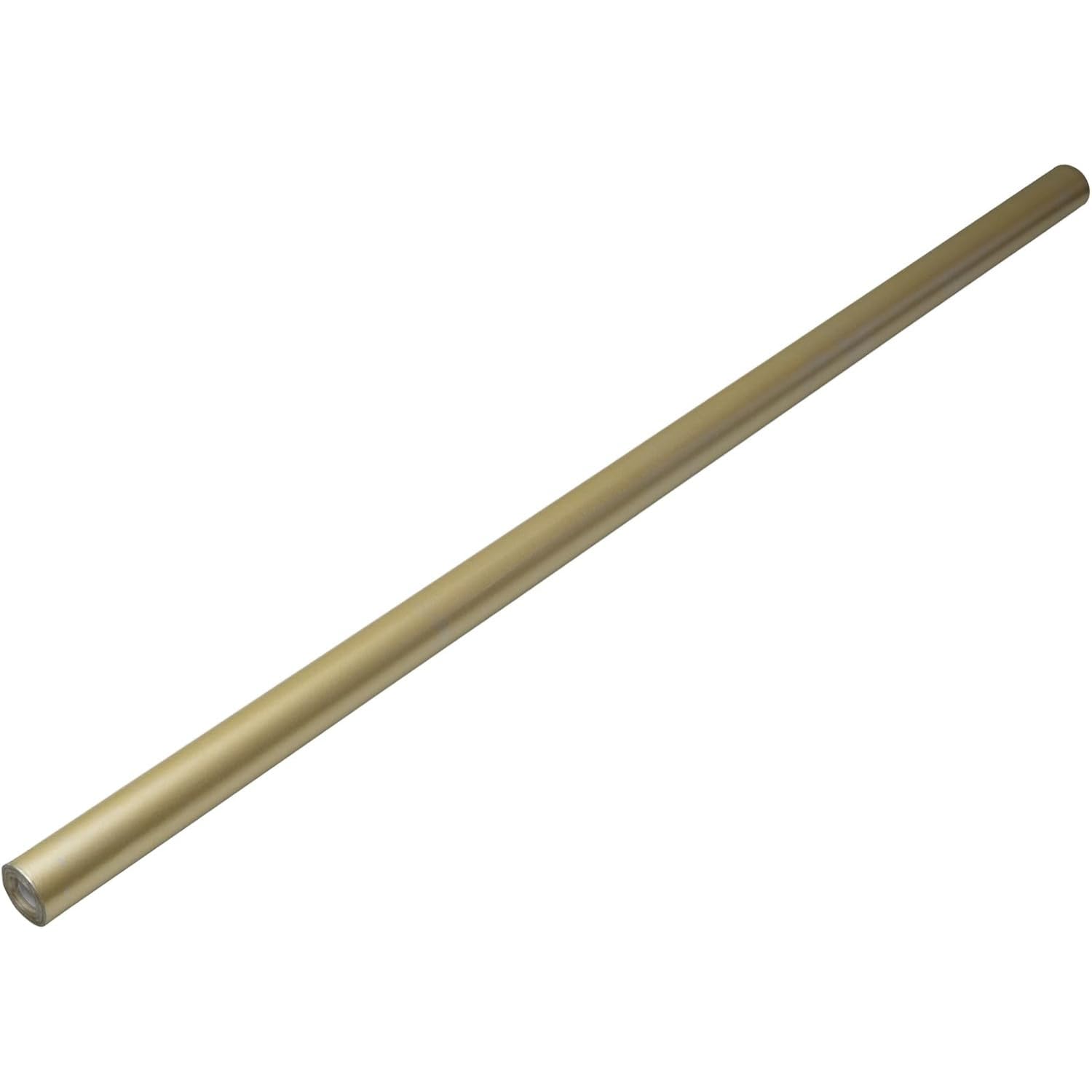 Colourlast Fade Resistant Poster Roll - Gold colour (760mm x 10m) – For Arts & Crafts, Notice Boards, Display Boards, Gift Wrapping, Packaging & Brainstorming