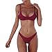 DaiLiWei Thong Bikini Sets for Women 2 Piece Brazilian Swimsuit Teens Bathing Suit Push Up Top Micro Bikinis Swim Suit 2025