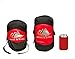 Hyke & Byke Shavano 32 F Ultralight Mummy Down Sleeping Bag for Backpacking with Compression Sack and Five (5) Color Options