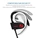 HUSSAR Next Generation Bluetooth Wireless Headphones, Best Sports Earbuds with Mic, IPX7 Waterproof, HD Sound with Bass, Noise Cancelling, Secure Fit, 10-12 Hours Playtime (Magicbuds2 Pro)