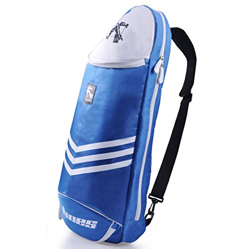 Big Racquet Sports Bag Badminton Bag Waterproof Multi-layer Placement Tennis Racket Dacron Shoulder Bag by Xiaolanwelc