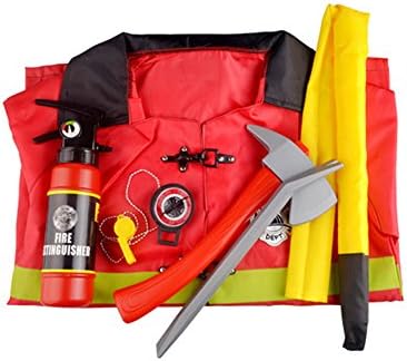 JBY GEANBAYE Dress Up Hats for Kids Toy - Role Play Police and Fireman Hat Set By Funny Party Hats With Helmet