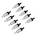 Pawfly 10 Pieces Check Valves Aquarium One Way Non-return Valve Air Pump Accessories for Fish Tank Black