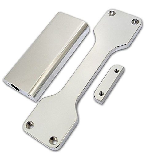 Pirate Mfg Chrome Billet Battery Hold Down Clamp, Compatible with Mustang 2005-2014