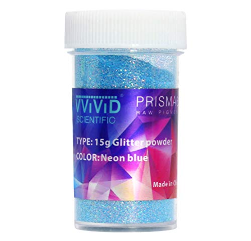 VViViD Prisma65 Glitter Neon Blue Pigment Powder 15g