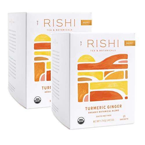 Rishi Turmeric Ginger Herbal Tea Bags