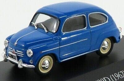 OPO 10 - FIAT 600D 1962 Car Collection 1/43 (AR4), Blue, Medium