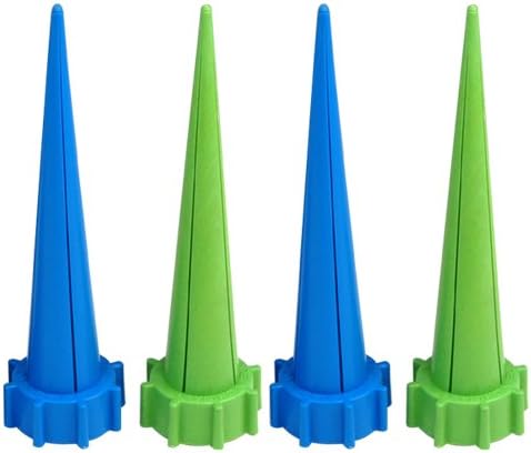 checknow 4Pcs Garden Irrigation Spikes Plant Water Drip for holiday bottle Control System