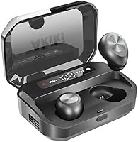 【Bluetooth イヤホン 120時間連続駆動】Bluetooth5.0 完全ワイヤレス イヤホン IPX7防水 ノイズキャンセリング対応 左右分離型 Siri対応 音量調整 3500mAh ブルートゥース イヤホン ワイヤレス スポーツイヤホン