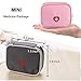 2pcs Portable Mini First Aid Kit, Multifunction Travel Medicine Storage Bag Emergency Kit for Outdoor Sports Home Office Camping Hiking Cycling - Just Empty First Aid Bag (Pink and Gray)