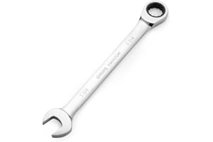 FLZOSPER 1-1/4 Inch SAE Box End Head Geared Wrench, 72-Tooth Ratcheting Combination Wrench Spanner