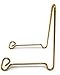 Holders, Stands, and More Bowl Stand Or Plate Stand for Display of Bowls, Plates, Platters, Artwork, Or Mineral Slabs, Medium, Brass