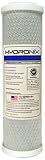 Hydronix CB-25-1005 NSF Carbon Block Filter 2.5" OD X 9 7/8" Length, 5 Micron