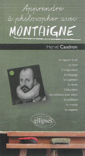 Apprendre à philosopher avec Montaigne
