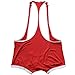 YiZYiF Men's Sexy Lingerie Bodysuit Boxer Briefs Suspenders Singlet Underwear Red Medium
