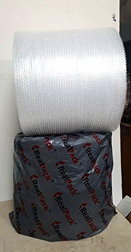 REALPACK 50M Small Bubble Wrap 500mm, Clear, 0.5 meter x 50 meter