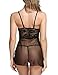 OnlyFuns Women Babydoll Sexy Lingerie Transparent Sleepwear Lace Chemises Outfit
