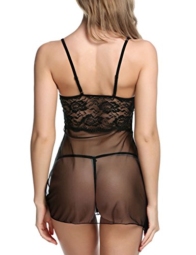 OnlyFuns-Women-Babydoll-Sexy-Lingerie-Transparent-Sleepwear-Lace-Chemises-Outfit