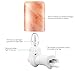 TomCare Himalayan Salt Lamp Natural Hand Carved Himalayan Salt Light Glow Crystal Rock Salt Lamps Wall Night Light Bulbs with UL Listed Plug for Lighting and Decoration (2)