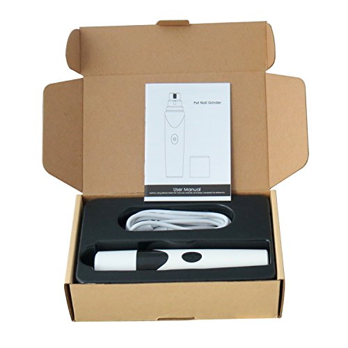 USB Charging Pet Nail Trimmer Clipper Rechargeable Cat Dog Electric Clean Nails Scissors Grinder for Small and Medium Pets - Thumbnail 7