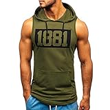 Adeliber Mens Vest Gyms Bodybuilding Fitness Muscle Sleeveless Singlet T-Shirt Top Vest Tank
