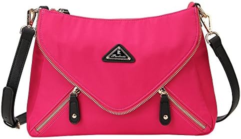 Parlontis New Oxford Cloth Women's Handbag Shoulder Bag Korean Version of Casual Fashion Trend Personality Messenger Handbag--12 (purple plum(30818cm))