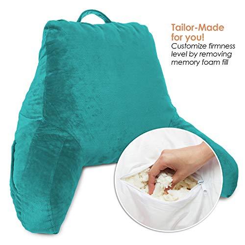 Clara Clark Reading Pillow, Back Rest Pillow for Sitting in Bed with