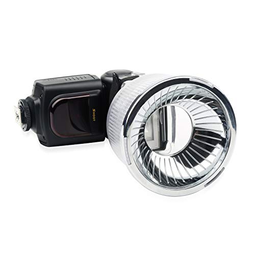 SHOOT Lambancy Dome Flash Speedlight Diffuser (Orange,Silver,White) for Canon 420EX 430EX 550EX 580EX 580EX II 600EX Nikon SB600 SB700 SB800 SB900 SB910 Sony HVL-F42AM and Other Similar Digital Camera