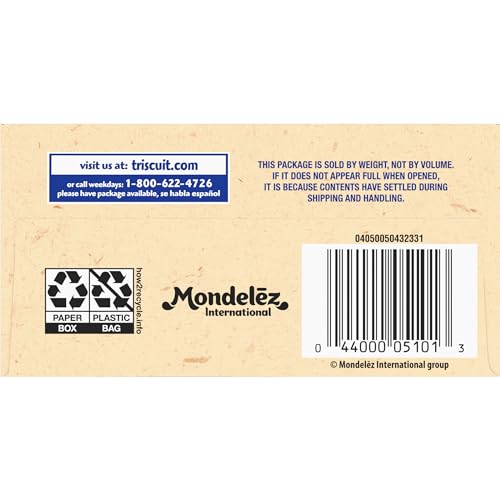TRISCUIT ROSEMARY & OLIVE OIL WHOLE GRAIN WHEAT CRACKERS, LUNCH SNACKS, SNACK CRACKERS, 8.5 OZ
