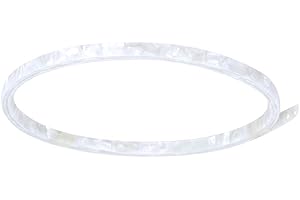 VGEBY Celluloid Guitar Binding, Professional Guitar Binding, White Pearl Purfling, Acoustic and Classical Guitar Accessories for DIY Guitar Repair and Restoration