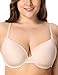 Delimira Women's Smooth Full Coverage Underwire Essential Plus Size T-Shirt Bra