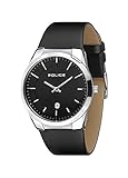 Police PL14211JS/02 Men's Target Analog-Quartz Black Dial Classic Watch with 3 Hands