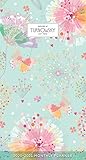 House of Turnowsky Flower Divas 2020 3.5 x 6.5 Inch Two Year Monthly Pocket Planner Calendar by Plat by 